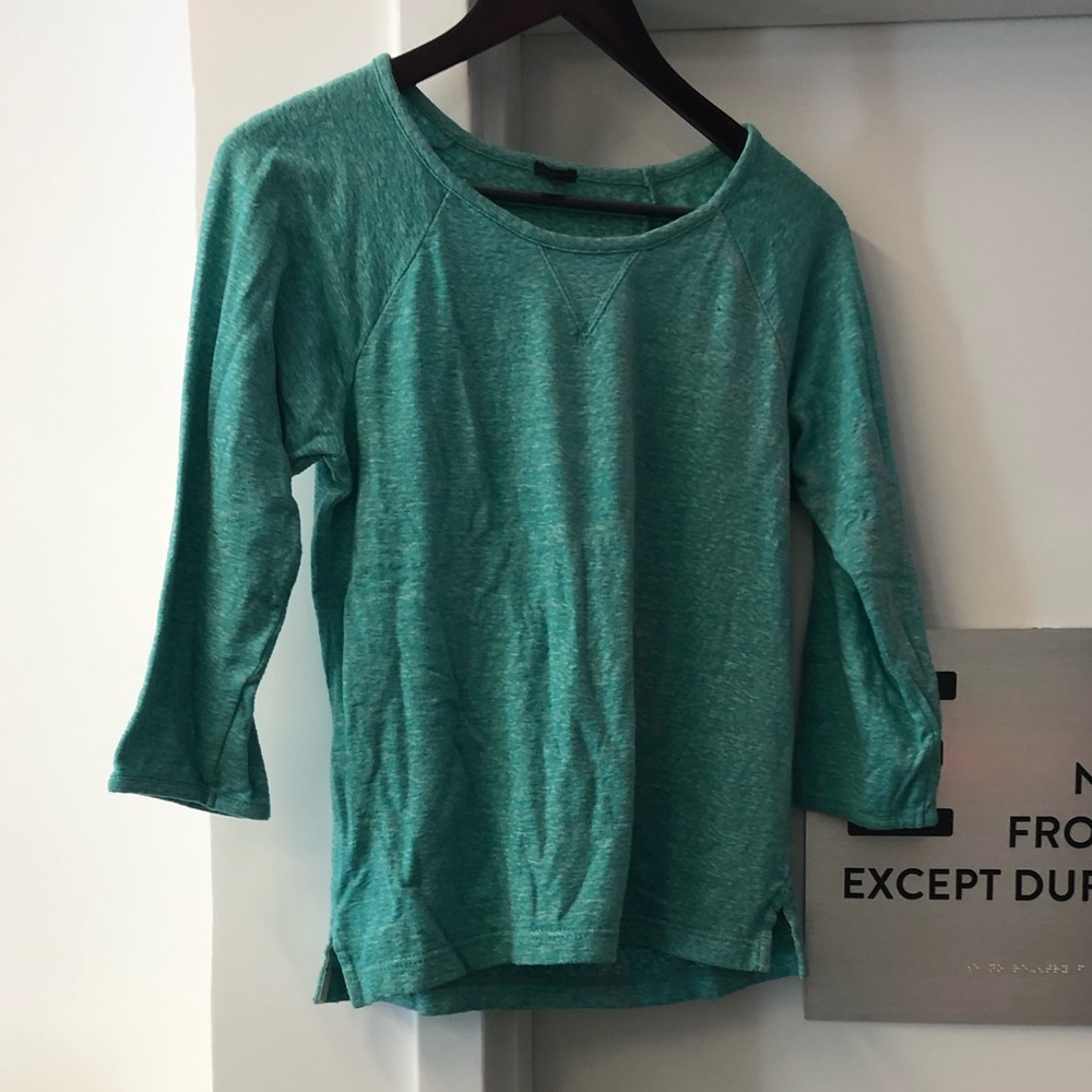 Teal Long Sleeve Shirt J Crew